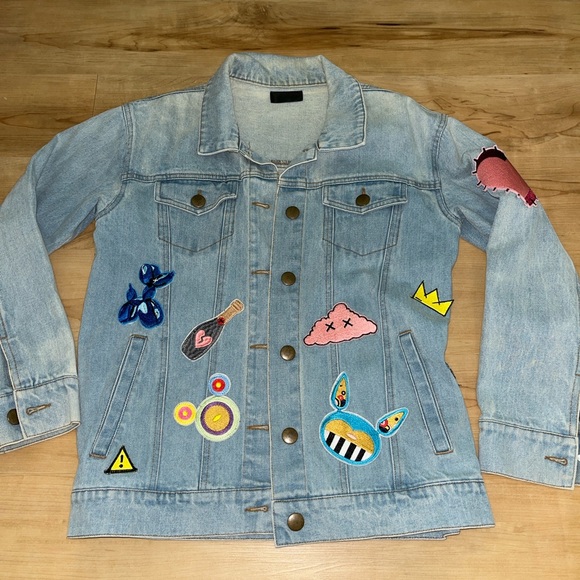 patchwork denim jacket - Picture 2 of 3